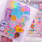*PRE-ORDER* Sticker Storage Books - 90's Patterns *SHIPS MID/LATE JUNE*
