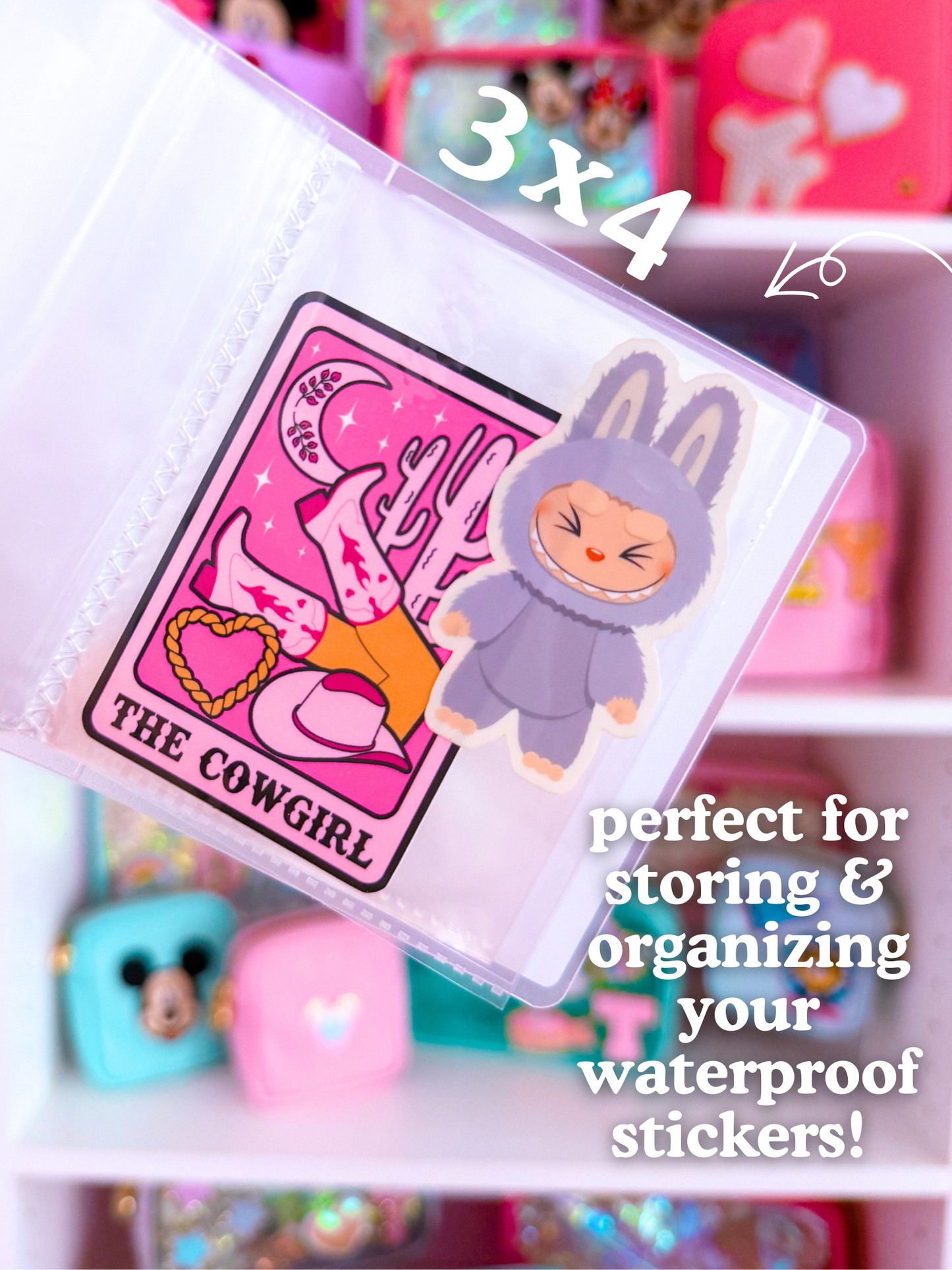 *PRE-ORDER* Sticker Storage Books - 90's Patterns *SHIPS MID/LATE JUNE*