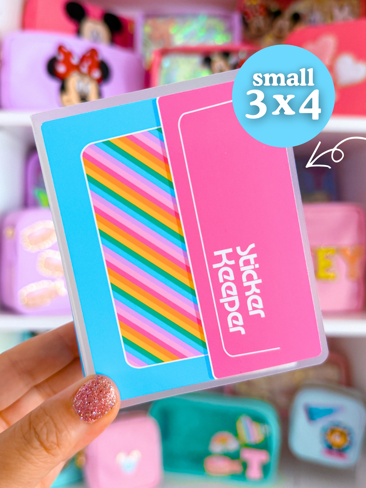 *PRE-ORDER* Sticker Storage Books - 90's Patterns *SHIPS MID/LATE JUNE*
