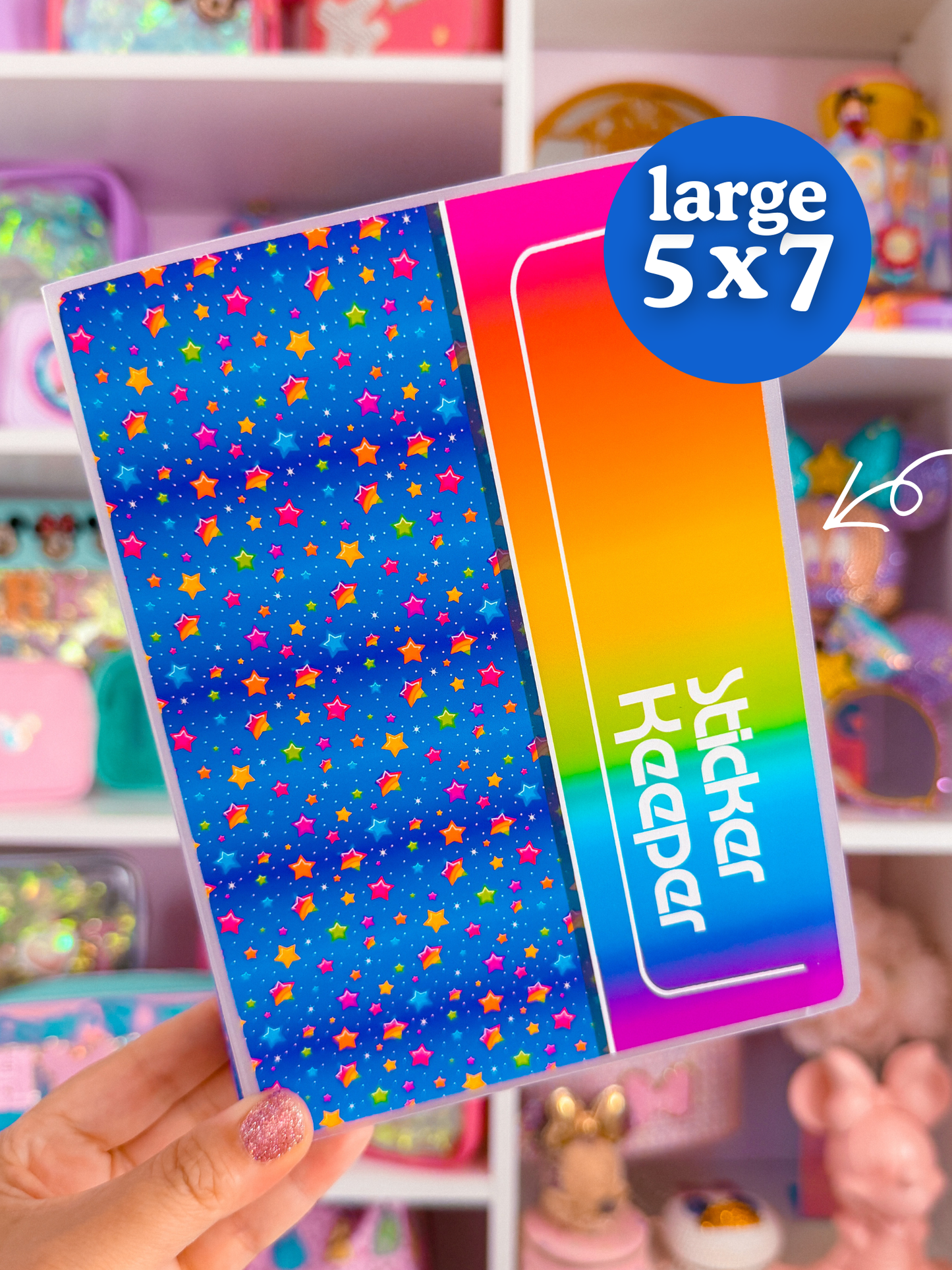 *PRE-ORDER* Sticker Storage Books - 90's Patterns *SHIPS MID/LATE JUNE*