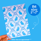 Journaling Paper Sticker - 5x7 Full Page Background Stickers (Bunny Coquette)