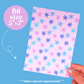 Journaling Paper Sticker - 5x7 Full Page Background Stickers (Spring Chic)