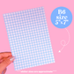 Journaling Paper Sticker - 5x7 Full Page Background Stickers (Spring Chic)