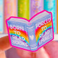 Waterproof Sticker - Born To Read Books, Forced To Read Emails