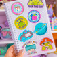 Waterproof Sticker - Middle Fingers Froggy