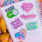 Waterproof Sticker - Anxiety Button