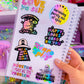 Waterproof Sticker - Therapy Alien