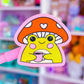 Waterproof Sticker - Tea Sip Shroomy Froggy