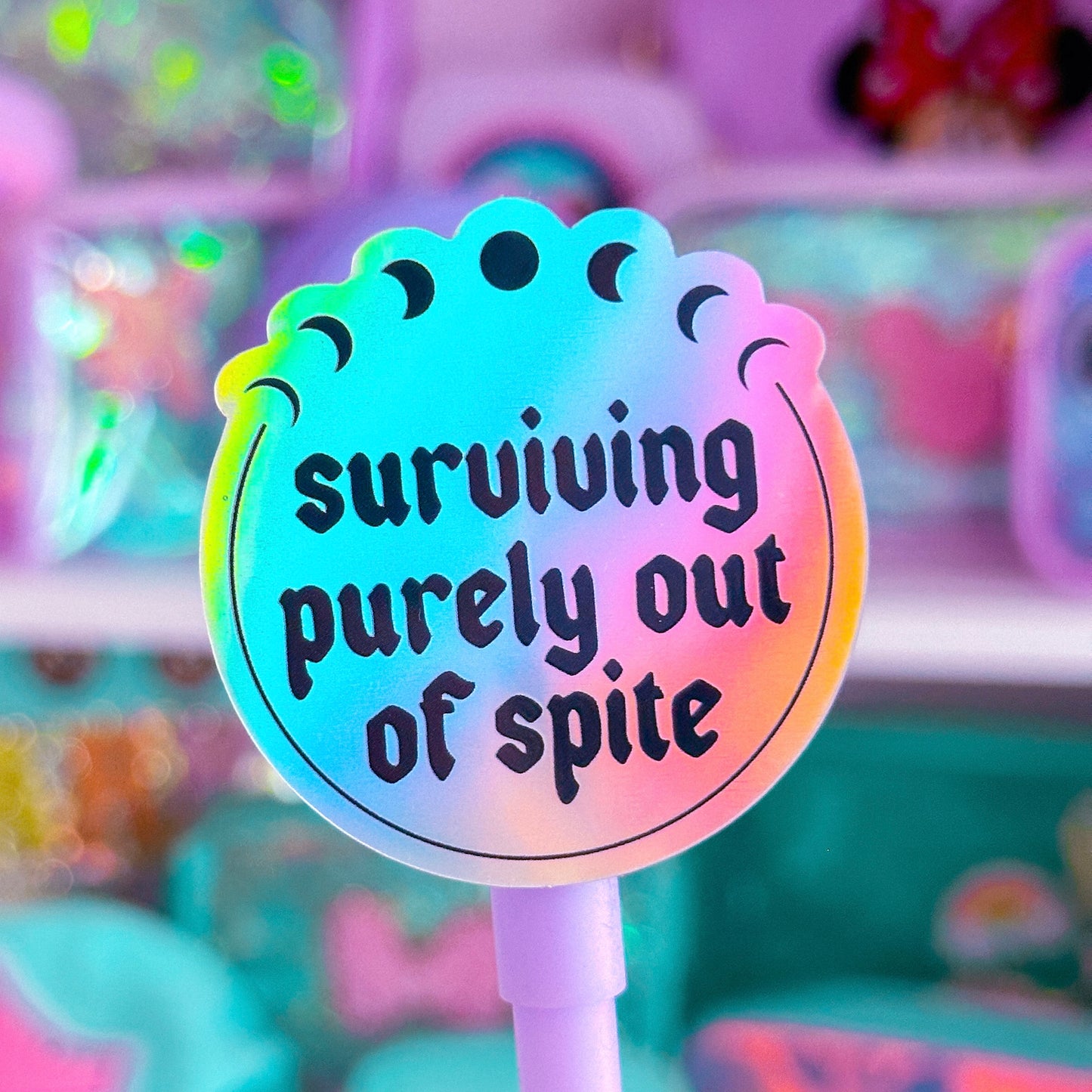 Waterproof Sticker - Surviving Purely Out Of Spite