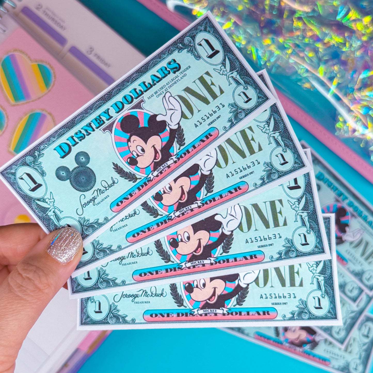 Journaling Paper Sticker - 1 Magic Dollar