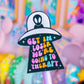 Waterproof Sticker - Therapy Alien