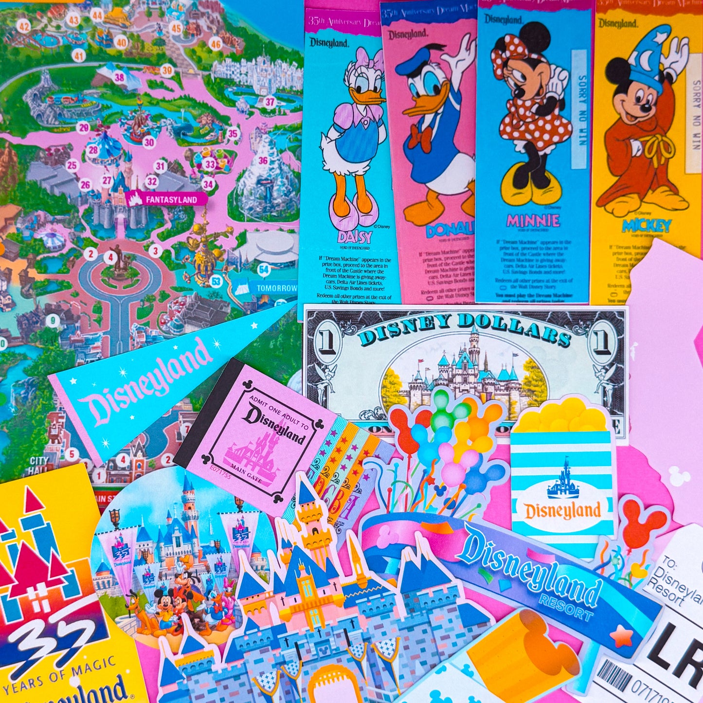 STICKER SCRAP PACK - Modern DLand