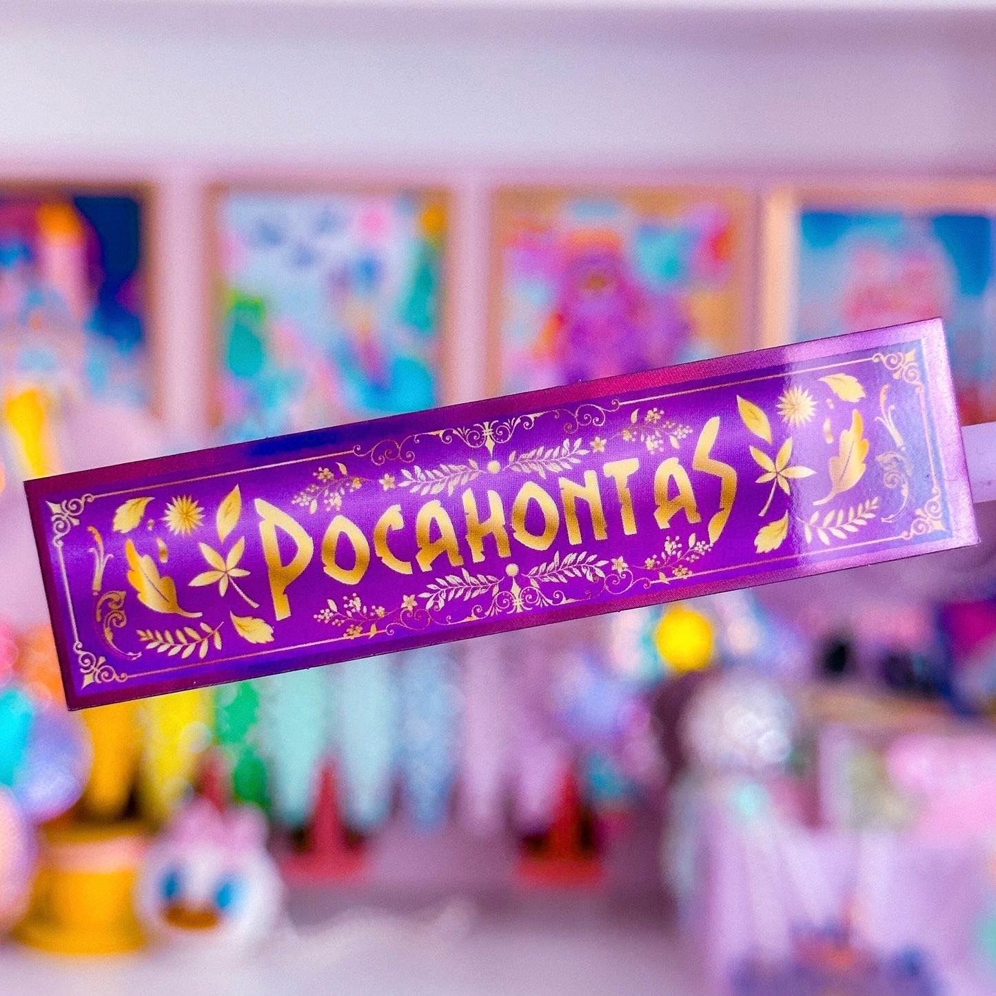 *DOLLAR DEAL* Waterproof Sticker - (Pocahontas) Book Spine
