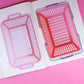 Journaling Paper Sticker - Pink Shopping Baskets Sticker SET