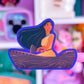 *DOLLAR DEAL* Waterproof Sticker - (Pocahontas) Canoe