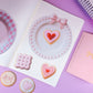 Journaling Paper Sticker - Pink Plates Sticker SET
