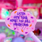 *DOLLAR DEAL* Waterproof Sticker - (Pocahontas) Listen With Your Heart