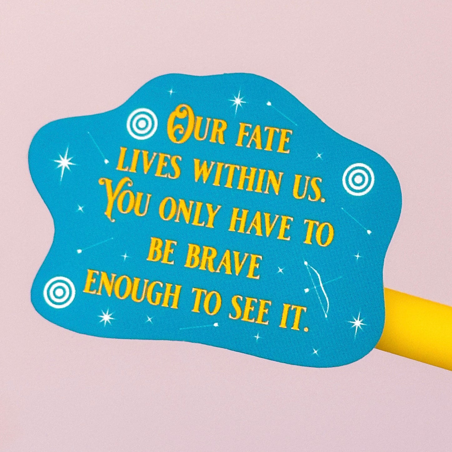 *DOLLAR DEAL* Waterproof Sticker - (Merida) Our Fate Lives Within Us