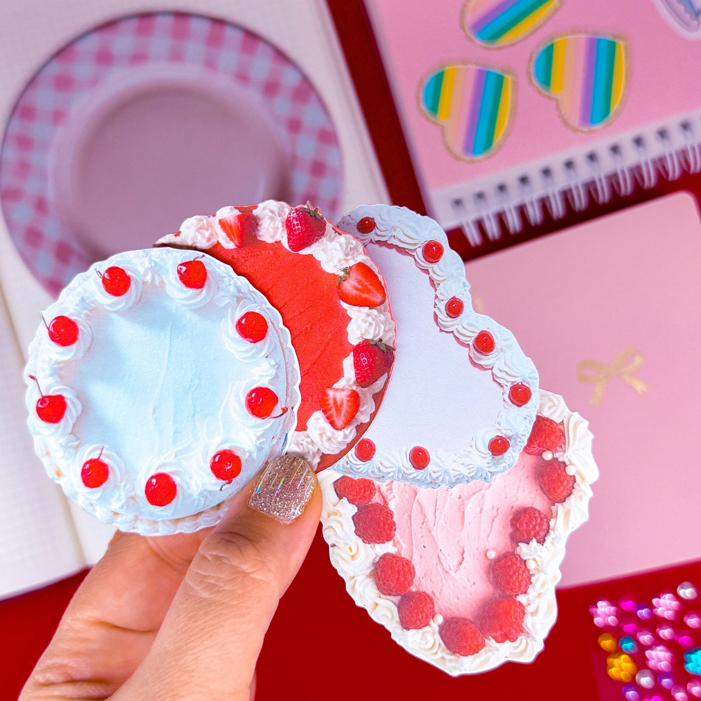 Journaling Paper Sticker -  Fancy Cakes Sticker SET