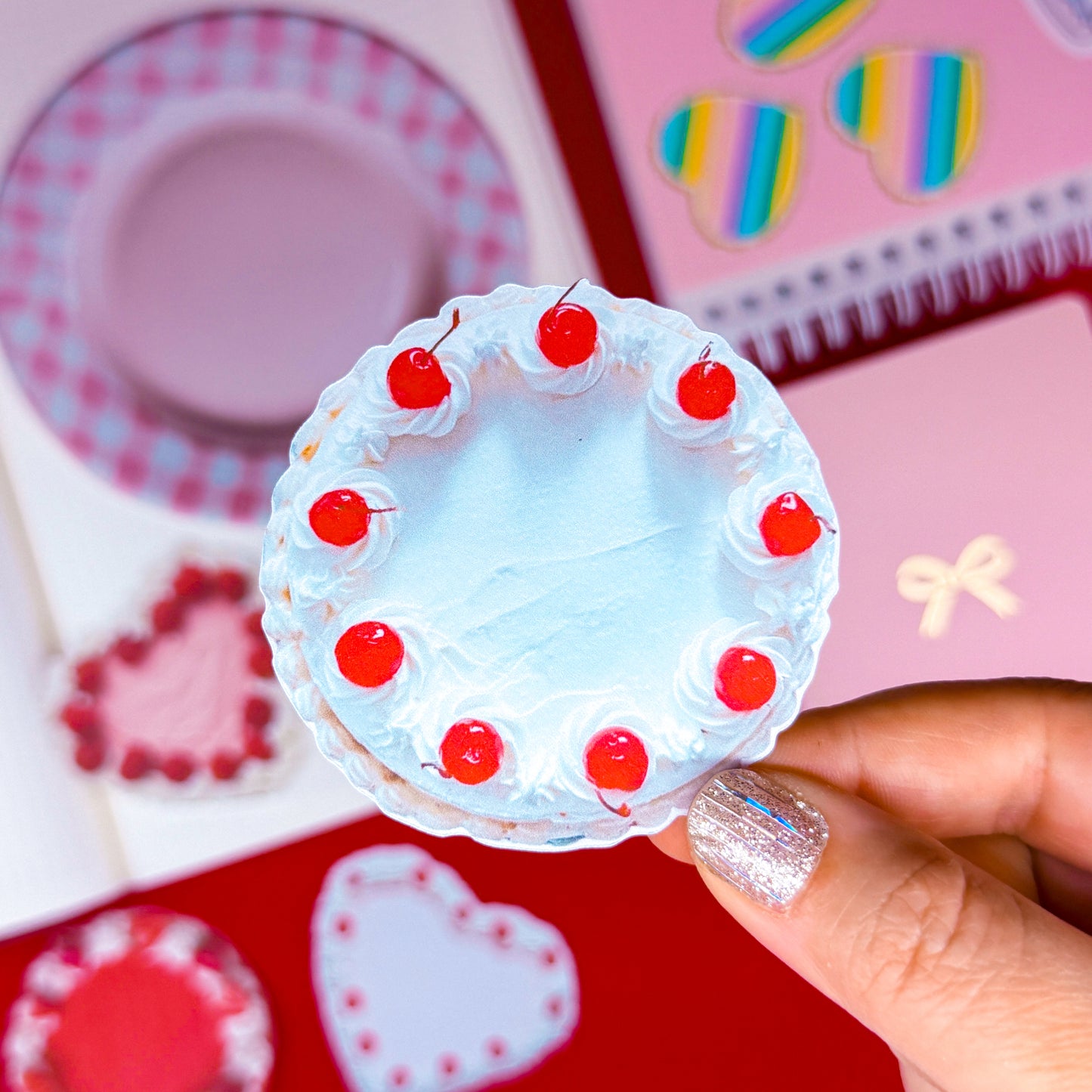 Journaling Paper Sticker -  Fancy Cakes Sticker SET