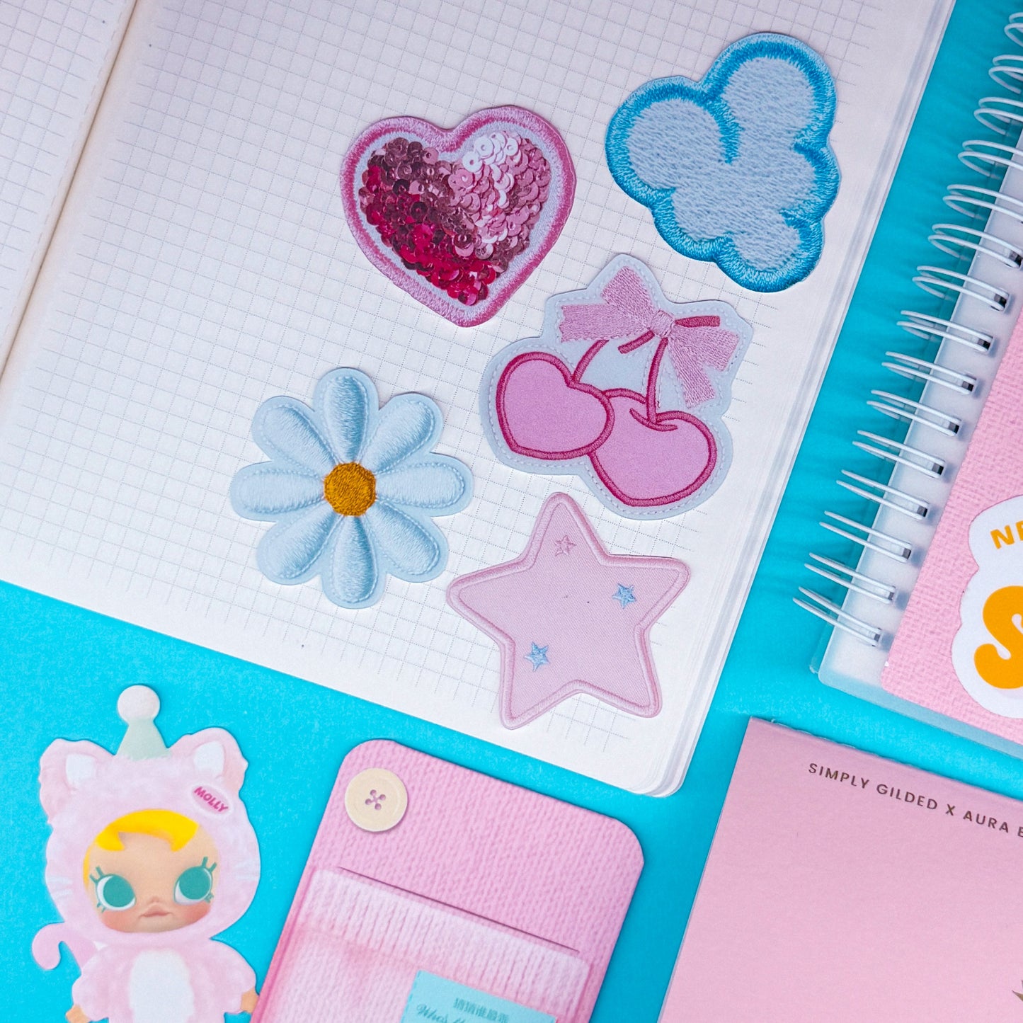 Journaling Paper Sticker - Assorted Patch Sticker SET