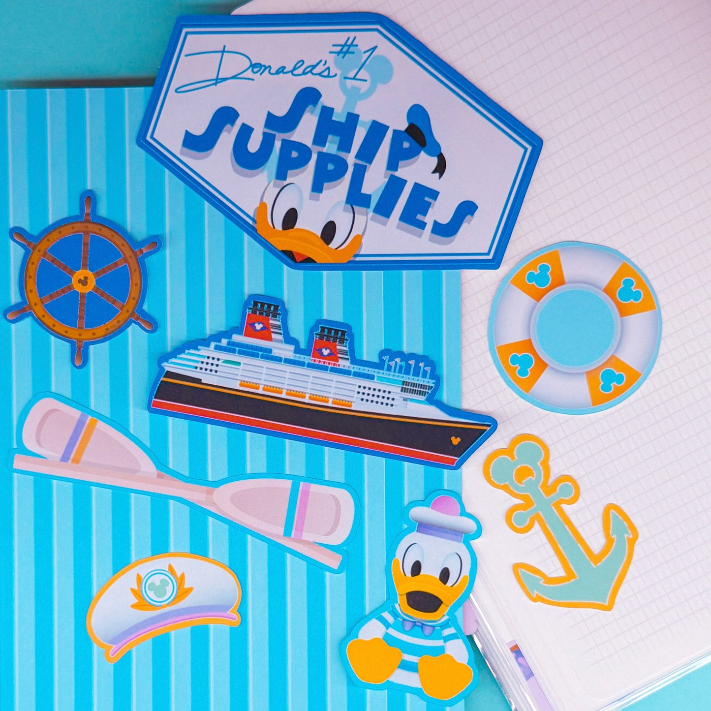 STICKER SCRAP PACK - Storefronts (Donald's Ship Supply)