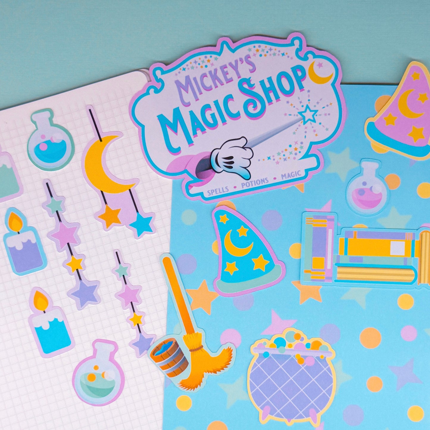 STICKER SCRAP PACK - Storefronts (Mickey's Magic)