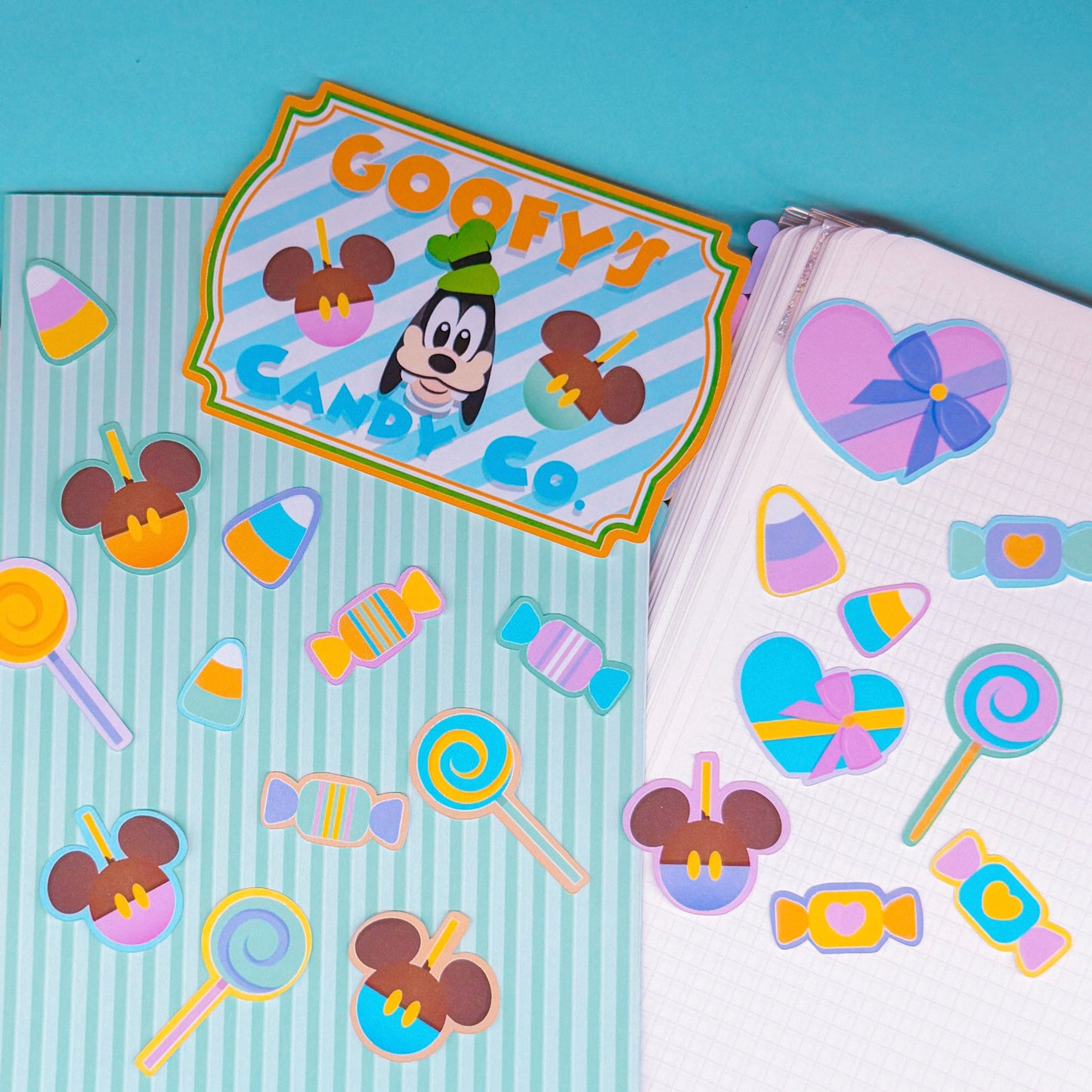 STICKER SCRAP PACK - Storefronts (Goofy's Candy Co)