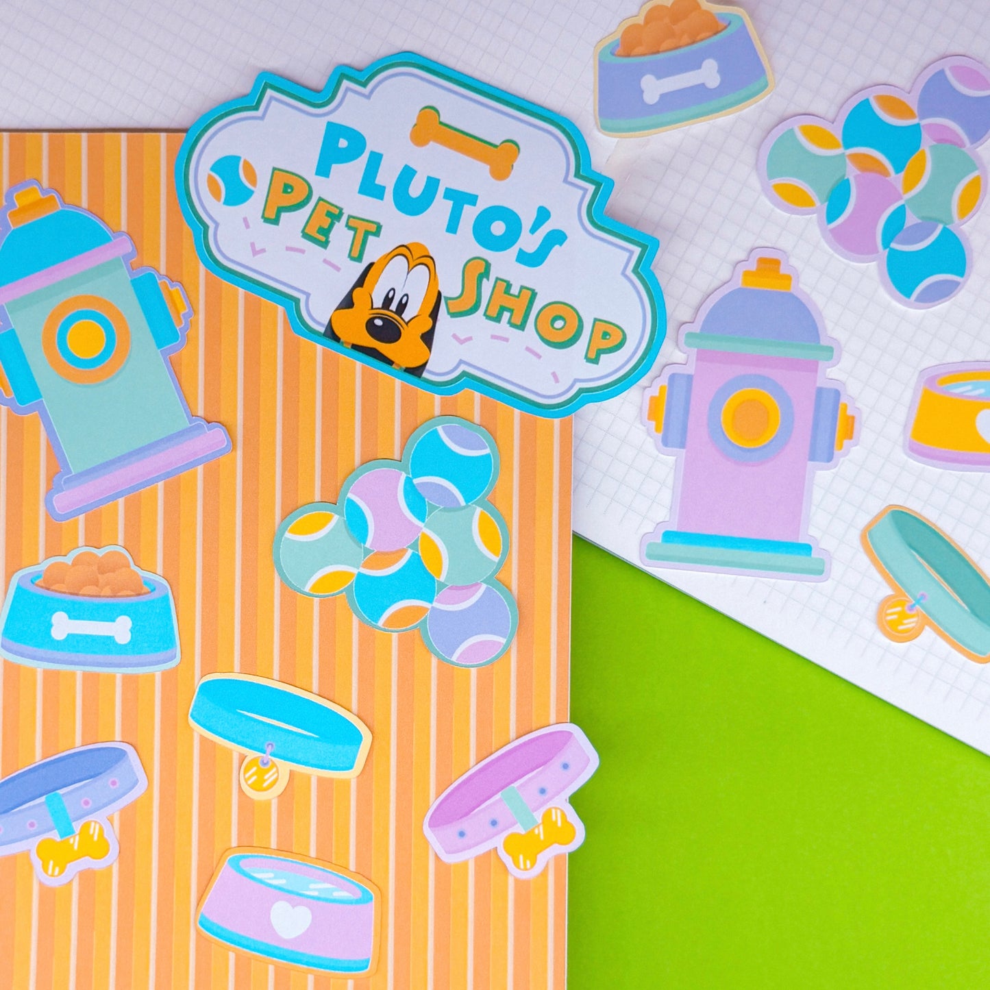 STICKER SCRAP PACK - Storefronts (Pluto's Pets)