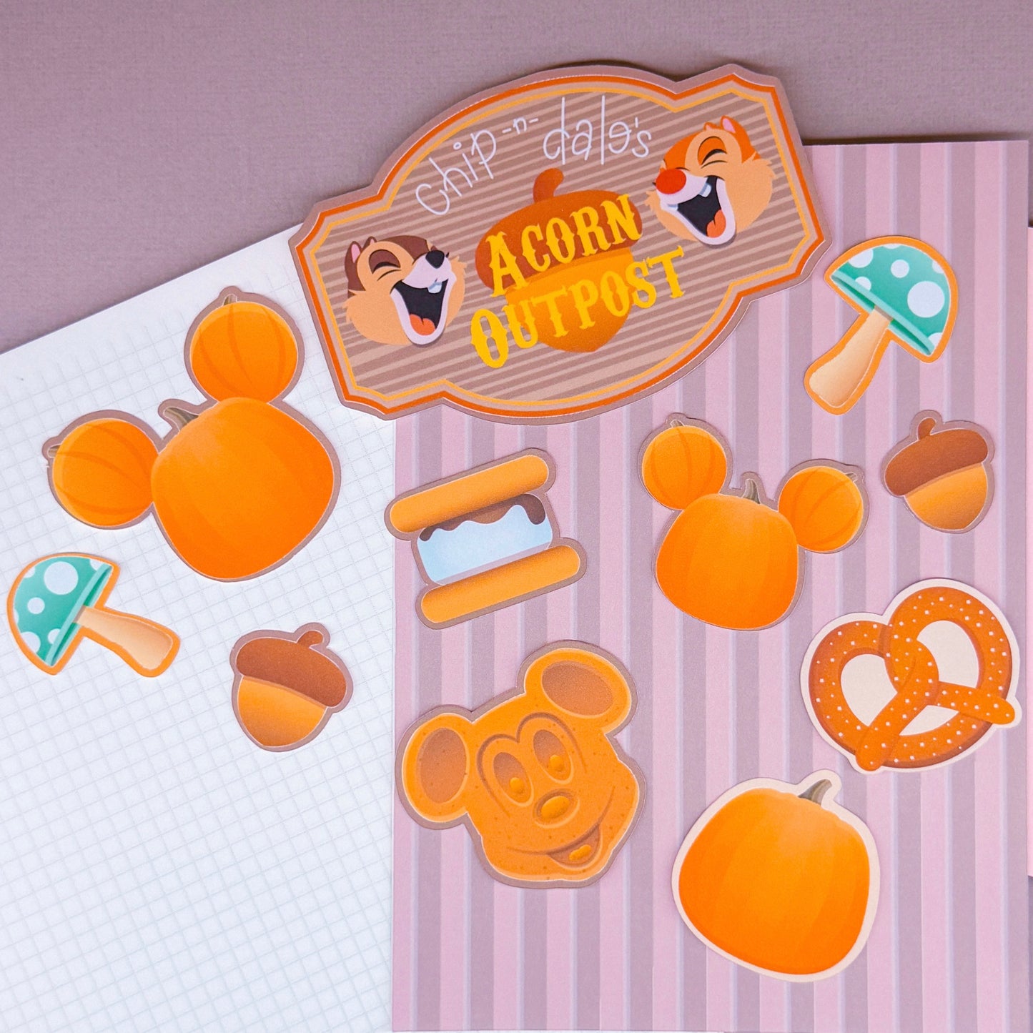 STICKER SCRAP PACK - Storefronts (Acorn Outpost)