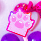 Waterproof Sticker - Rainbow Kitty Paw