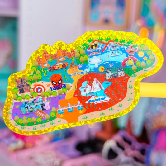 Waterproof Sticker - DCA Map