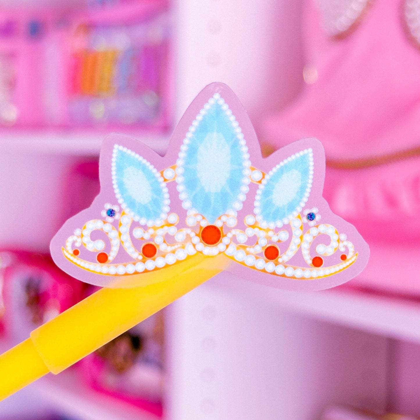 *DOLLAR DEAL* Waterproof Sticker - (Rapunzel) Princess Crown