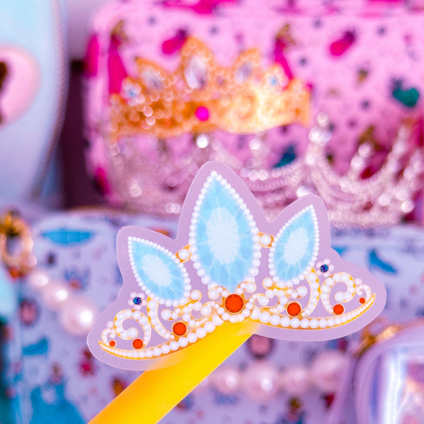 *DOLLAR DEAL* Waterproof Sticker - (Rapunzel) Princess Crown