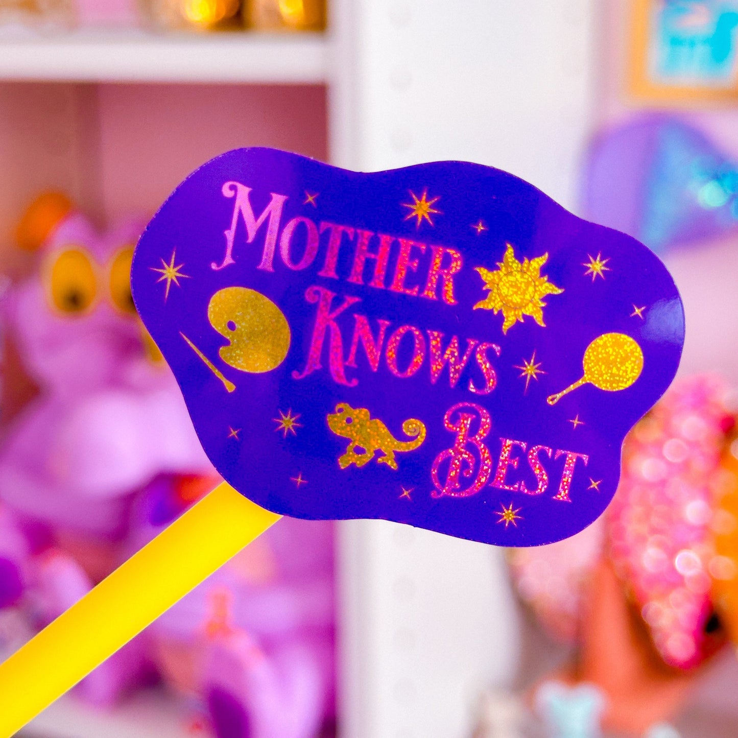 *DOLLAR DEAL* Waterproof Sticker - (Rapunzel) Mother Knows Best