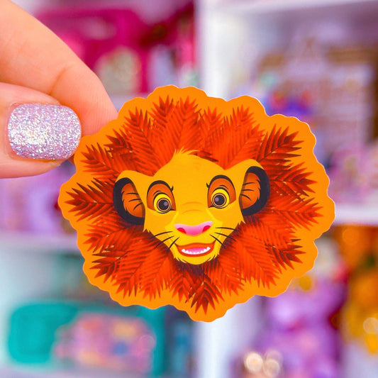 Waterproof Sticker - (Lion King) Can't Wait To Be King