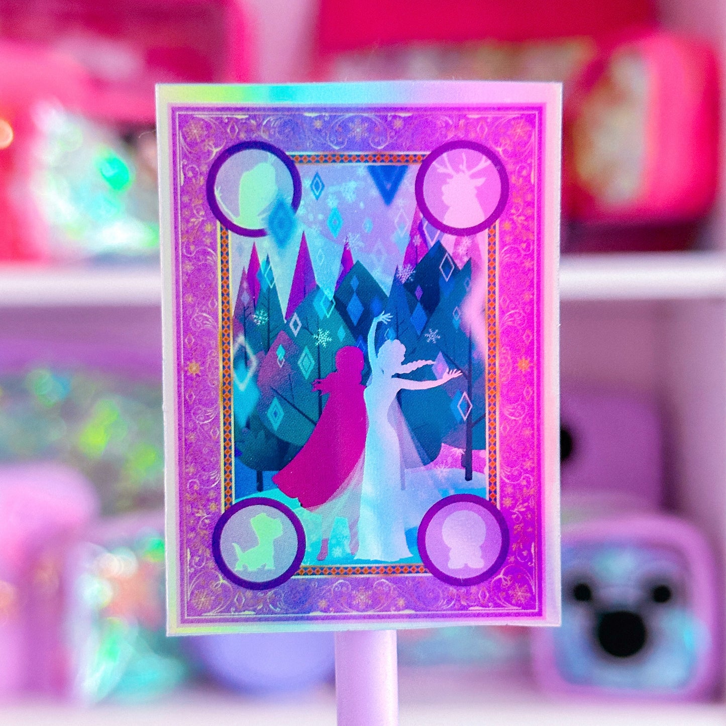 *DOLLAR DEAL* Waterproof Sticker - (Frozen) Book Cover