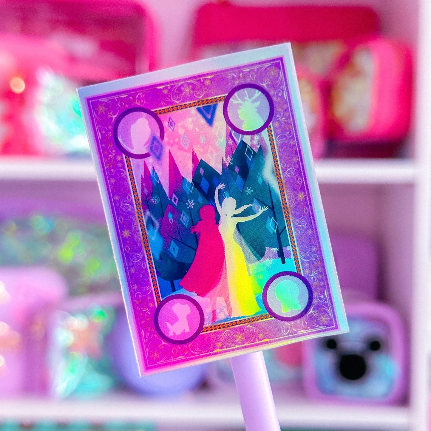 *DOLLAR DEAL* Waterproof Sticker - (Frozen) Book Cover