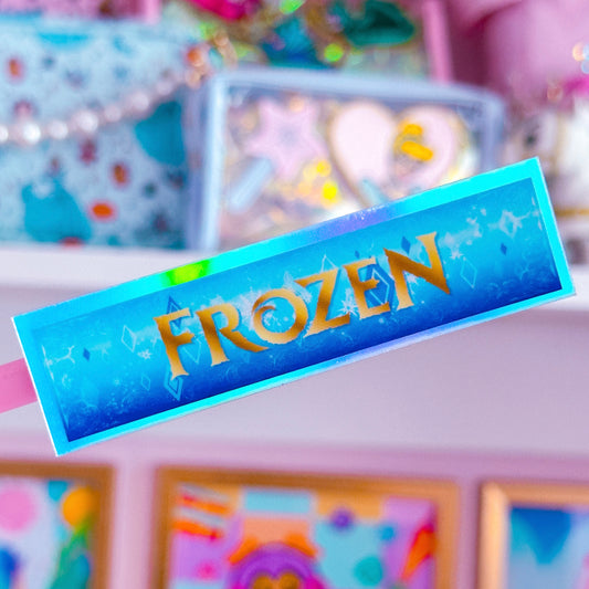 *DOLLAR DEAL* Waterproof Sticker - (Frozen) Book Spine
