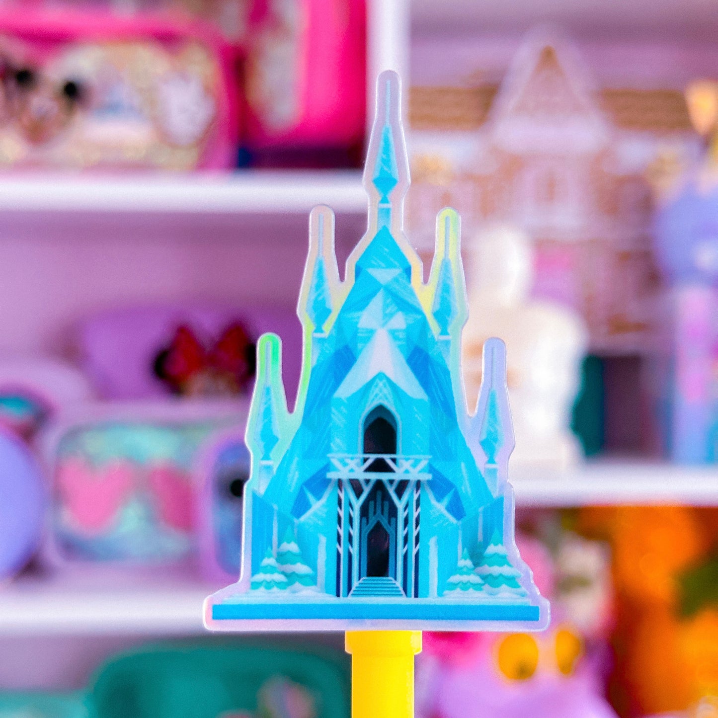 *DOLLAR DEAL* Waterproof Sticker - (Frozen) Ice Castle