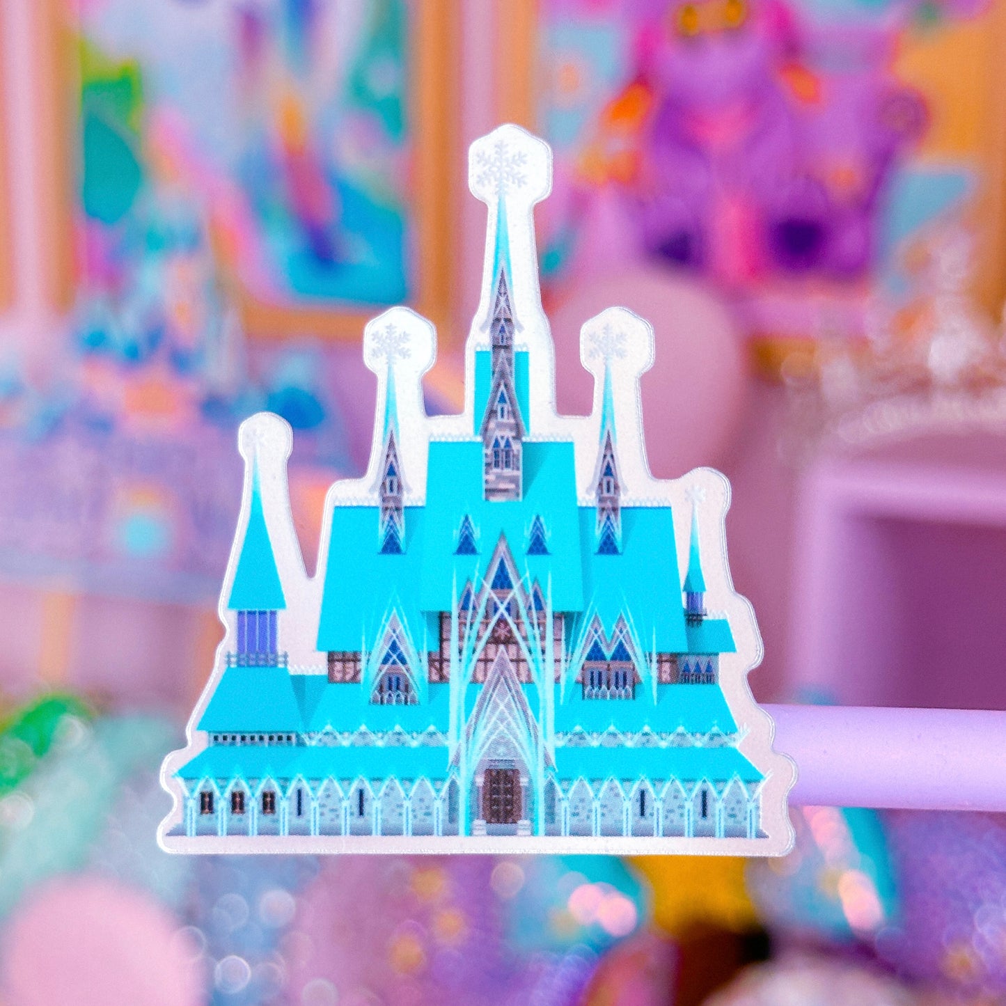 *DOLLAR DEAL* Waterproof Sticker - (Frozen) Arendalle Castle