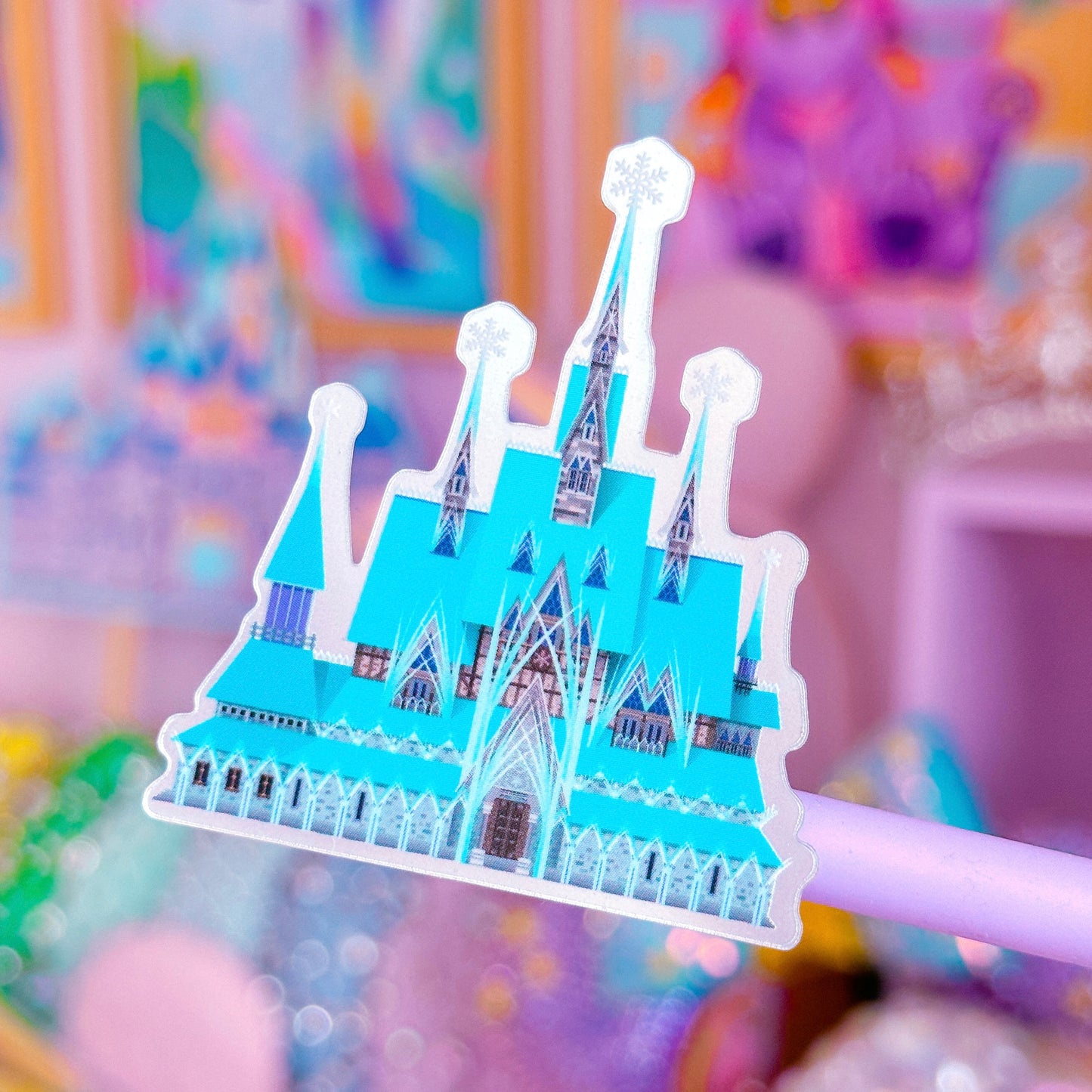 *DOLLAR DEAL* Waterproof Sticker - (Frozen) Arendalle Castle