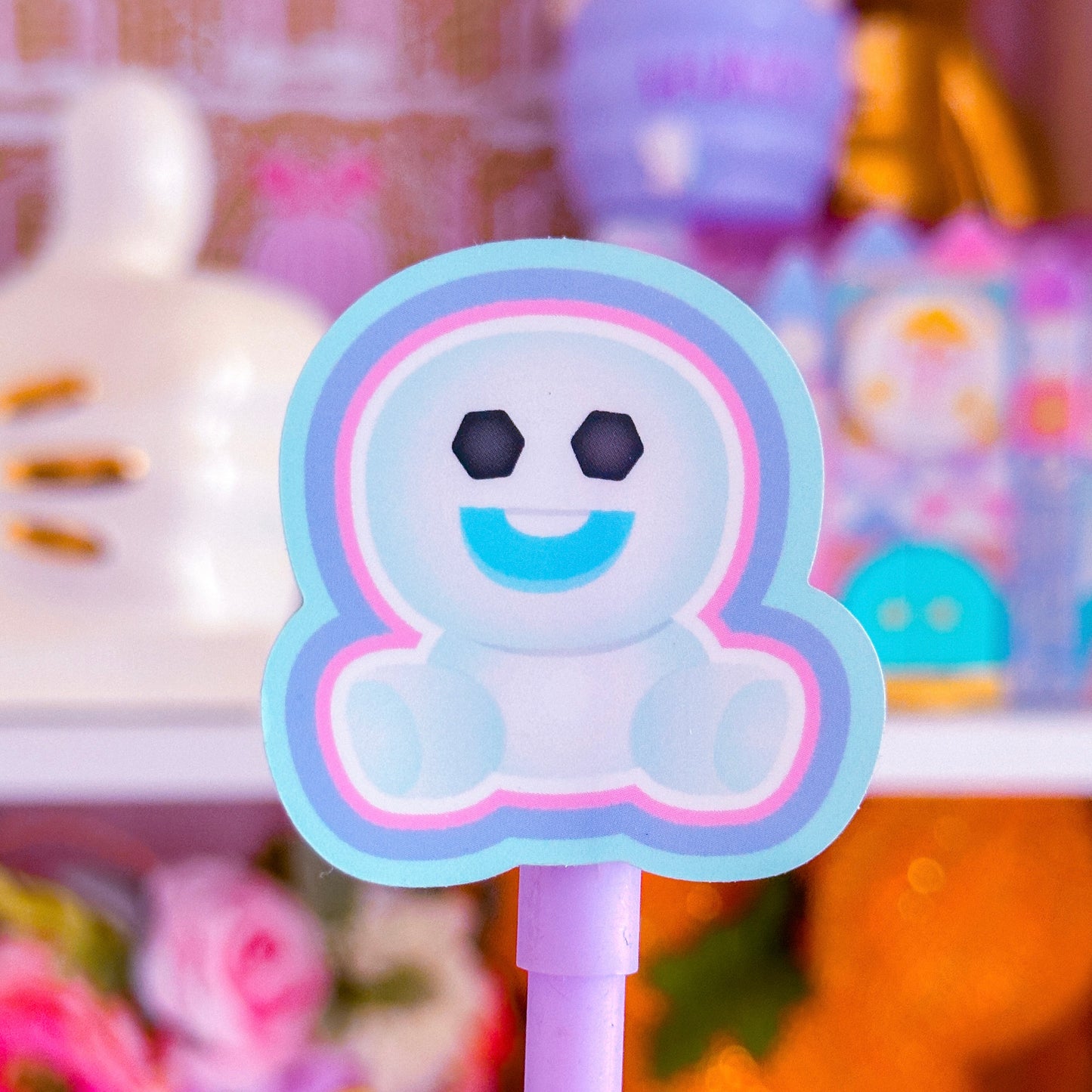 *DOLLAR DEAL* Waterproof Sticker - (Frozen) Snowgie