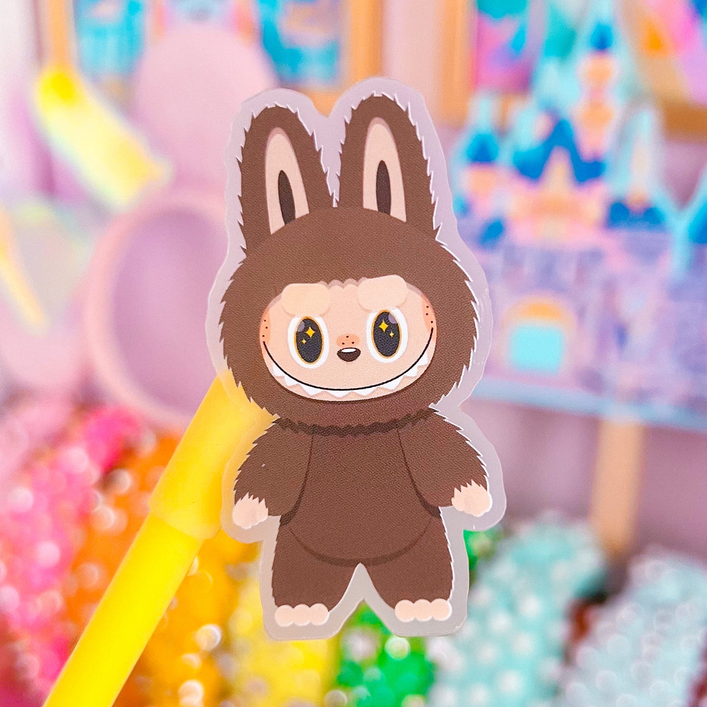 Waterproof Sticker - Lil' Brown Bubu Monster