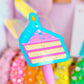 Waterproof Sticker - Birthday Cake Slice