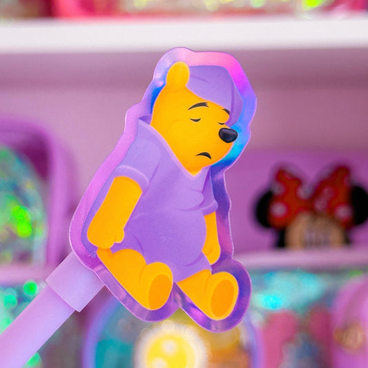 Waterproof Sticker - (Pooh) Sleepy Bear