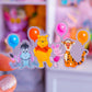 Waterproof Sticker - (Pooh) Balloon Friends