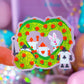 Waterproof Sticker - (Alice In Wonderland) Roses Red