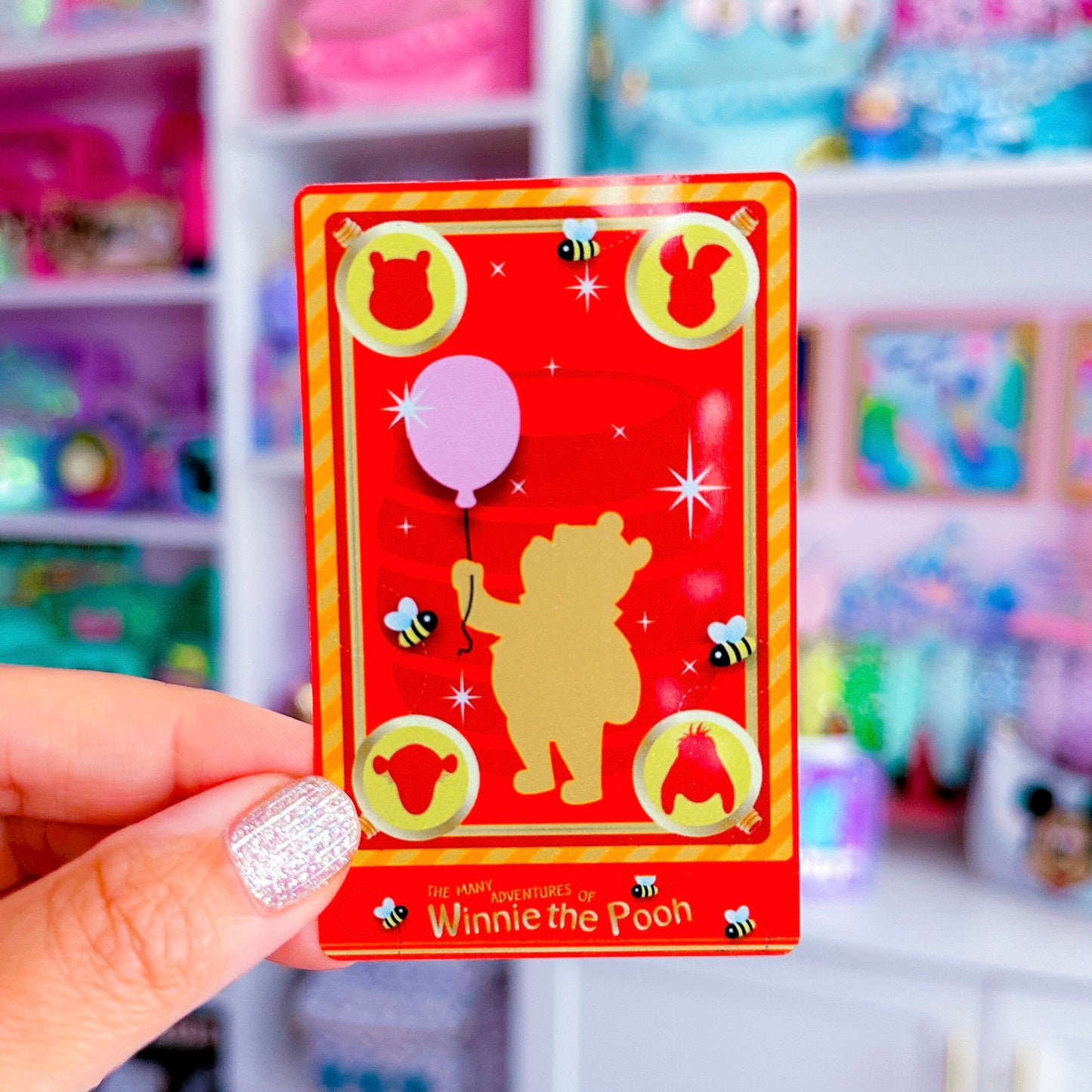Metal Washi Card - Storybook Cover (Pooh)