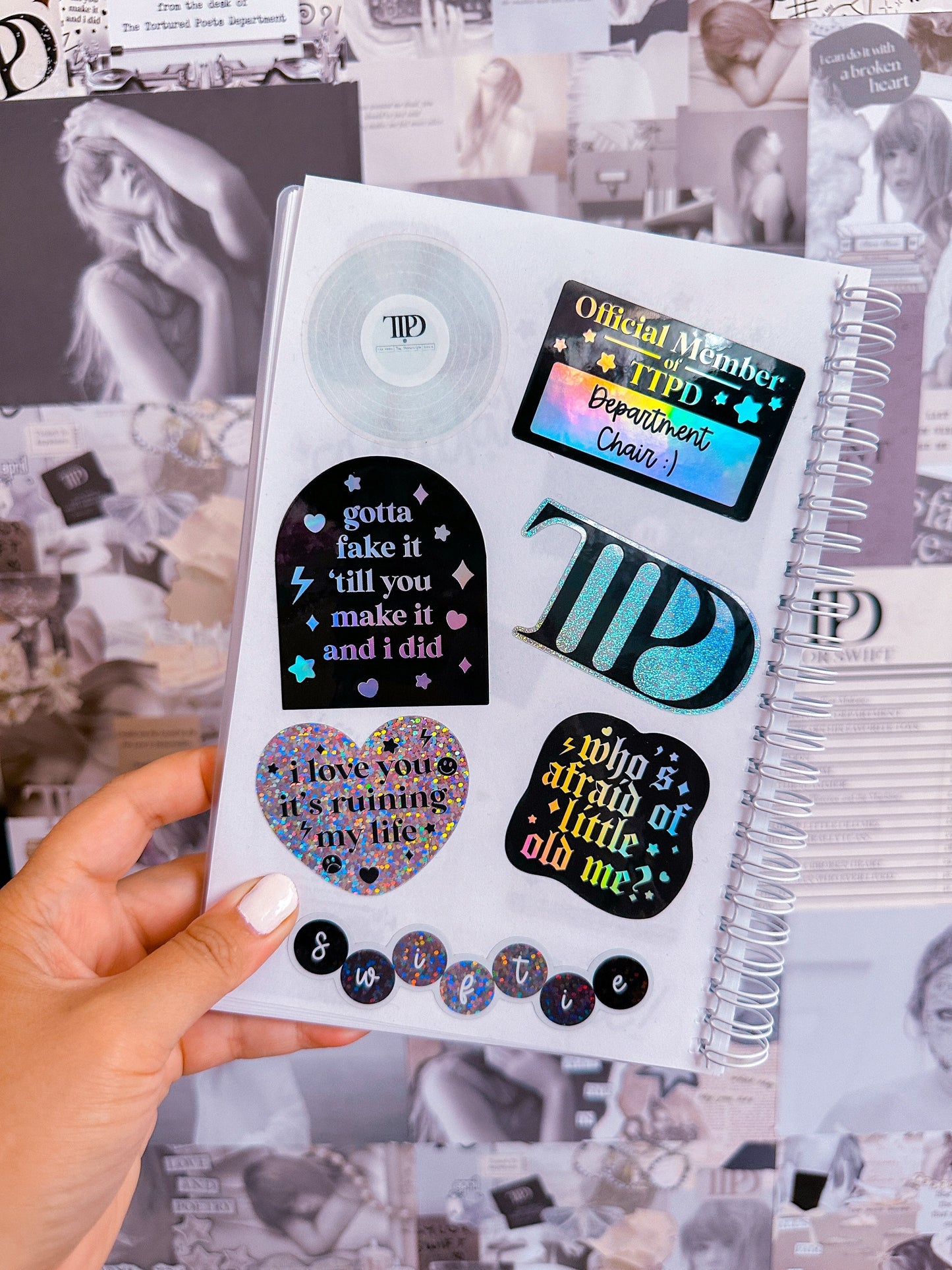 *DOLLAR DEAL* Waterproof Sticker - TTPD Typewriter